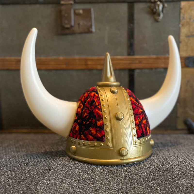 Scandi Souvenirs Viking Helmet - Danish Pluche (Red) - One Stop Truck Accessories Ltd