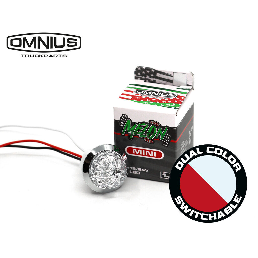 Omnius mini melonlights 12/24 volt DUAL COLOR