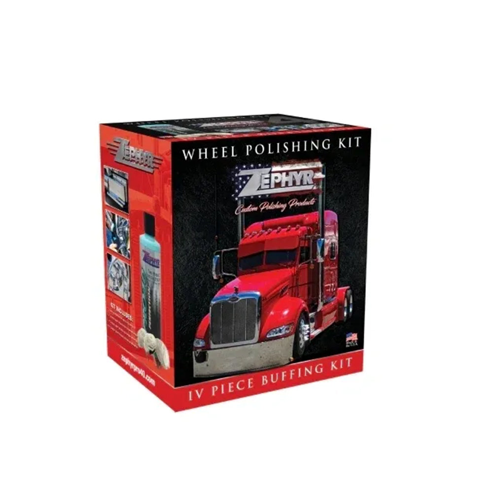 Zephyr Zephyr - 4 Piece Buffing Kit - Wheel Polishing Kit - One Stop Truck Accessories Ltd
