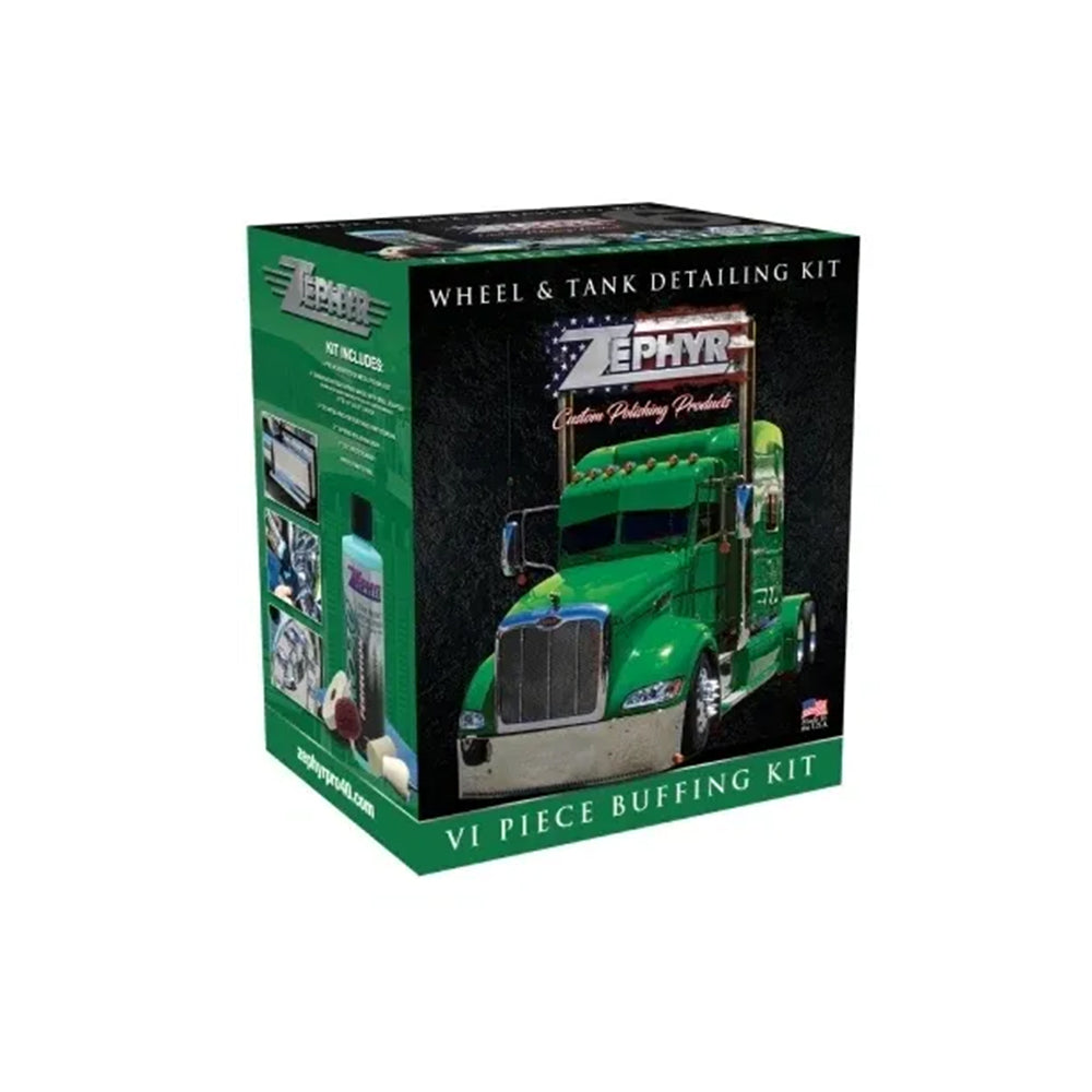 Zephyr Zephyr - 6 Piece Buffing Kit - Wheel & Tank Detailing Kit - One Stop Truck Accessories Ltd