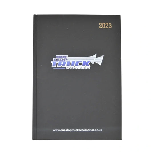 One Stop Truck Accessories A5 2023 Diary, One Stop Logo - One Stop Truck Accessories Ltd